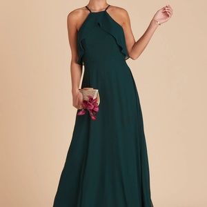 Birdy Grey Jules Dress Chiffon Emerald